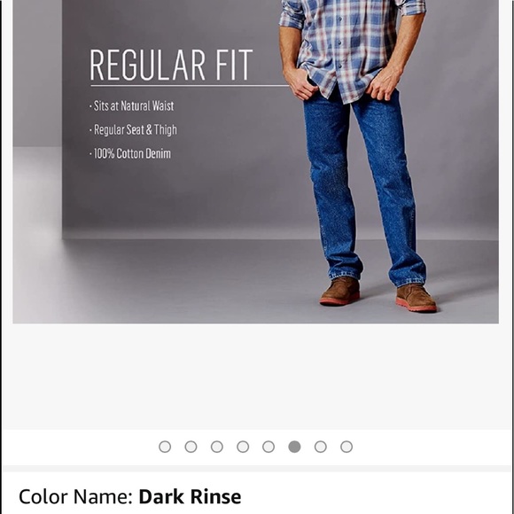 NWT WRANGLER AUTHENTICS MENS REGULAR FIT JEANS - Picture 9 of 9